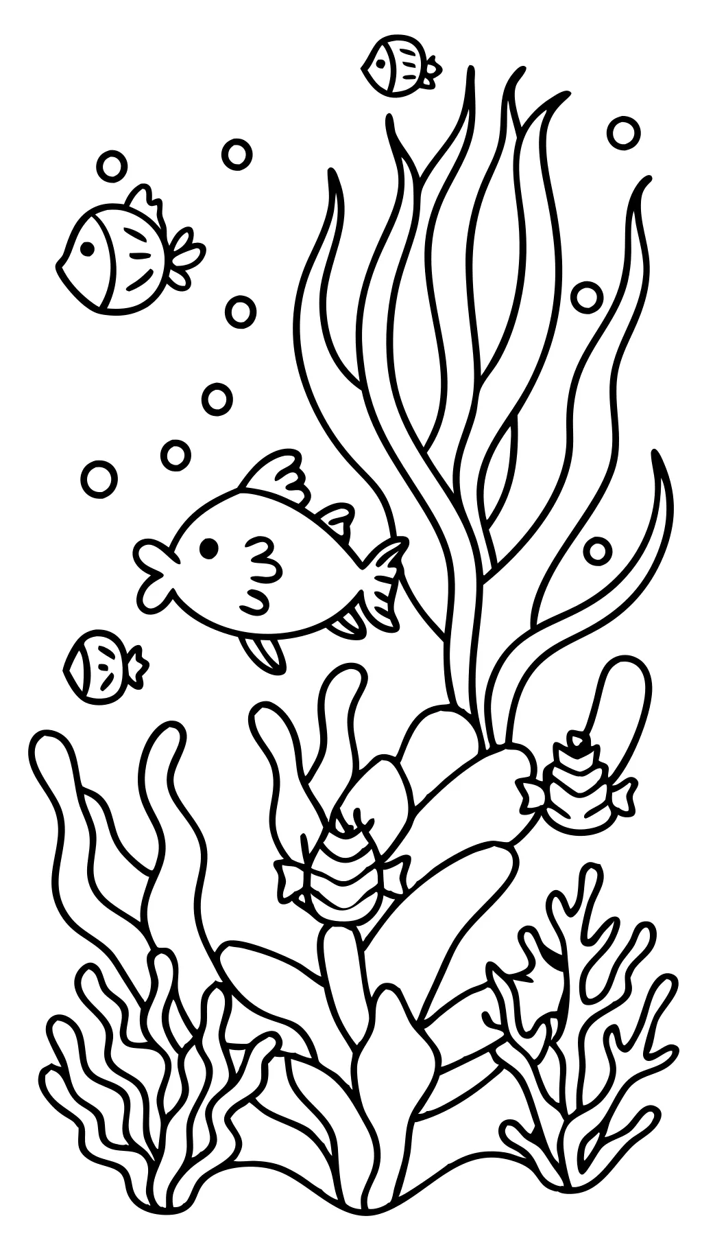 coloring pages of seaweed